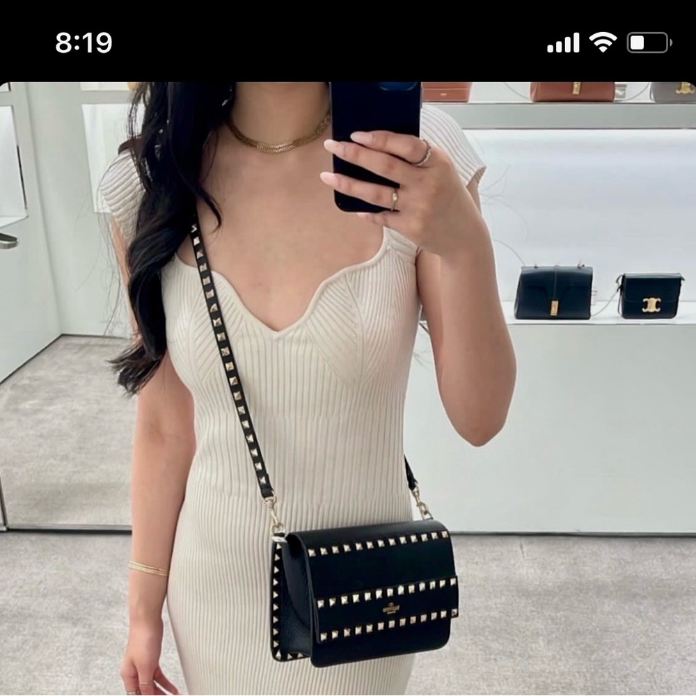 Valentino Black Studded Women's Bag